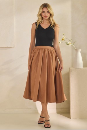 VP72410<br/>Midi Pull on Skirt