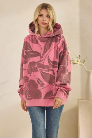 VT72501<br/>PRINTED FLEECE HOODIE